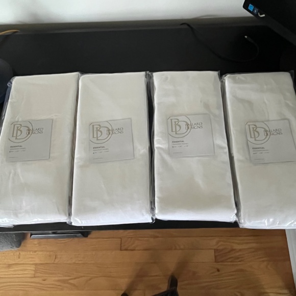 Ballard Accents Ballard Designs White Linen Lined Drapes Poshmark